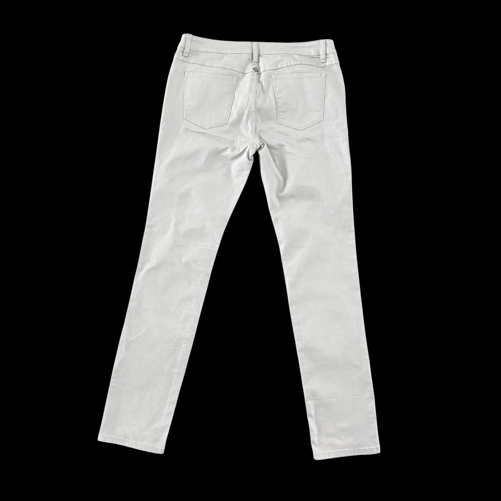 prAna Kara Low Rise Straight Leg Fitted Jeans 12/31 Tall Grey Organic Gorpcore